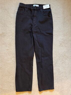 Abercrombie & Fitch Women's Brown Straight Leg Jeans